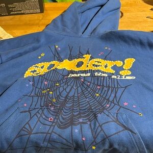 Blue Spider Hoodie
